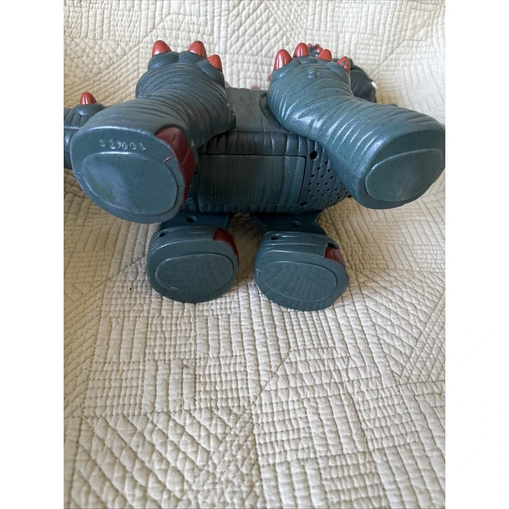 Imaginext Spike Jr Dinosaur Green Roars Walks 2008 Kids Toy Fisher Price WORKS